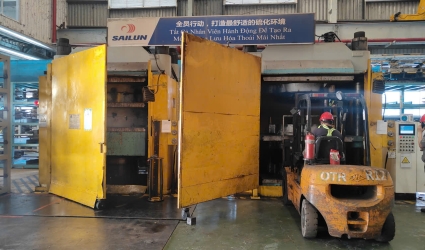 Lắp đặt máy lưu hóa lốp – Giải pháp tối ưu cho dây chuyền sản xuất lốp xe hiện đại