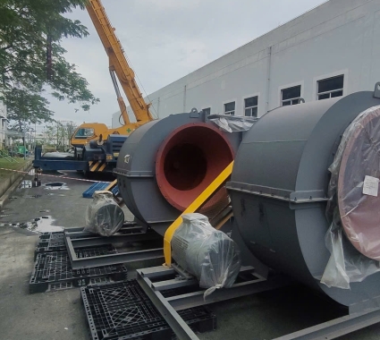 Dự án tháo lắp quạt gió công nghiệp – Giải pháp tối ưu cho hệ thống thông gió hiện đại